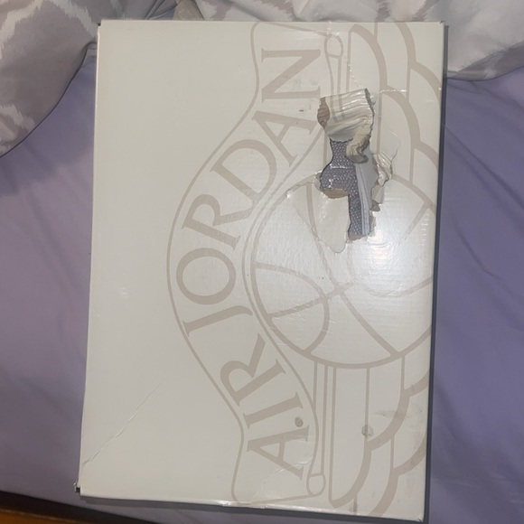 Mens air Jordan 2 retro white/fire red-black -sail size 8 - Picture 8 of 10